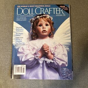 Doll Crafter Magazine Nov 1995 Christmas Dress Pattern Bisque Firing Embroidery